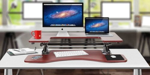 Amazon: Halter Adjustable Sit & Stand Elevating Desk Only $142.49 Shipped