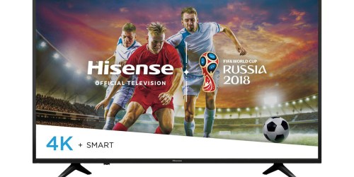Hisense 49″ Class 4K HDR Smart LED TV Only $219.99 Shipped