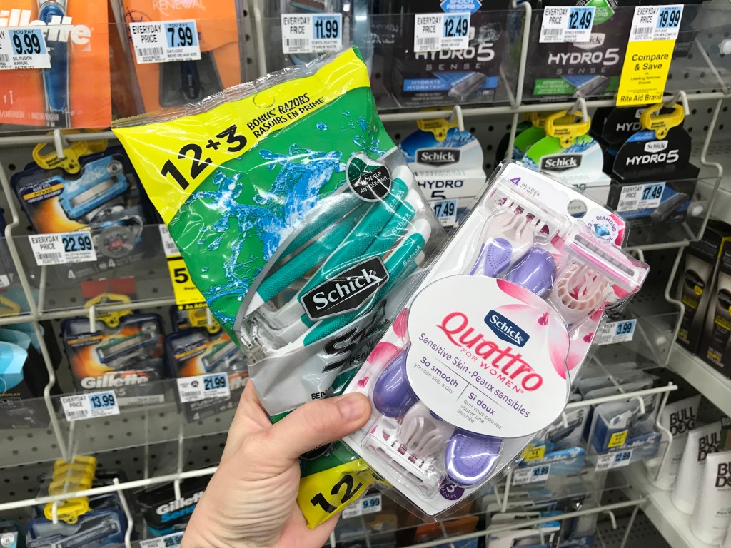 Rite Aid Schick Disposable Razors