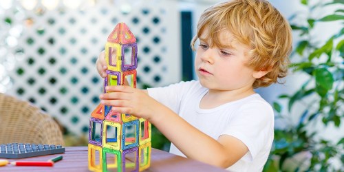Amazon: Manve Magnetic Blocks 87-Piece Set Only $25 Shipped (Make Cars,  Ferris Wheel & More)