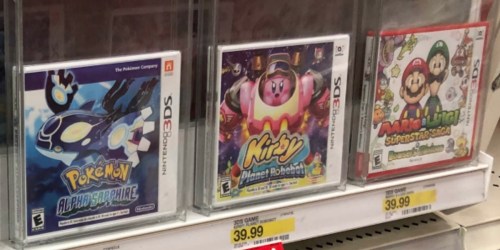Target.com: Buy 1 Get 1 50% Off Nintendo 3DS Games