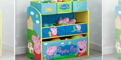 Peppa Pig Multi-Bin Toy Organizer ONLY $22