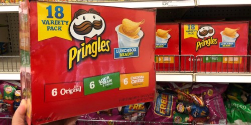 Pringles Snack Pack 18-Count Variety Pack Only $5.72 Shipped (Just 32¢ Each)