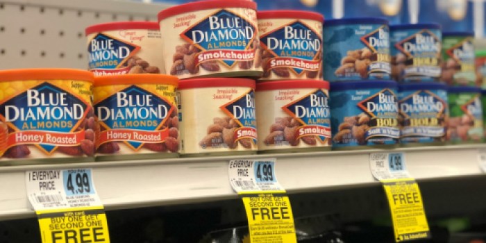 Blue Diamond Almonds Only $1.08 Each (Regularly $5) After Rite Aid Rewards