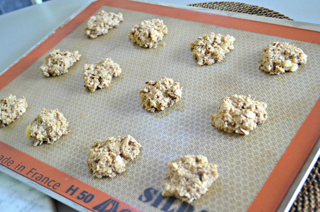 cookie dough on SilPat baking mat