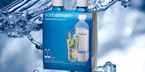 Amazon: Sodastream 1-Liter Carbonating Bottles Twin Pack ONLY $9 (Regularly $15)