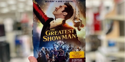 The Greatest Showman Blu-ray + DVD + Digital AND $5 Target eGift Card ONLY $15