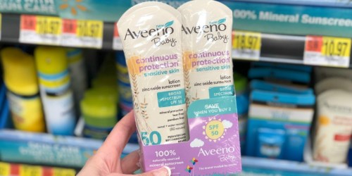 High Value $3/1 Aveeno Suncare Coupon (+ $5 Ibotta Cash Back Offer)
