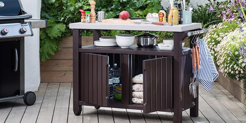 Keter Unity XL Entertainment BBQ Storage Table Only $116.73 Shipped (Regularly $240)