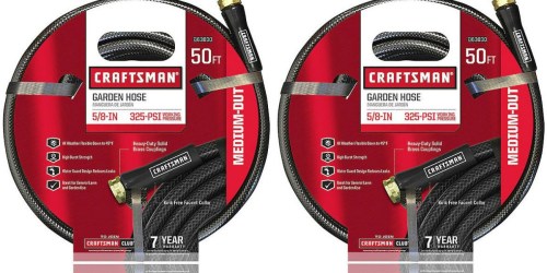 Craftsman 50′ Medium-Duty Garden Hose Only $9.59 at Sears.com (Regularly $17)