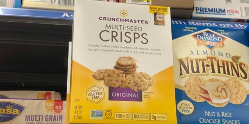 New $1/1 Crunchmaster Coupon = FREE Gluten-Free Crisps After Cash Back at Walmart + More