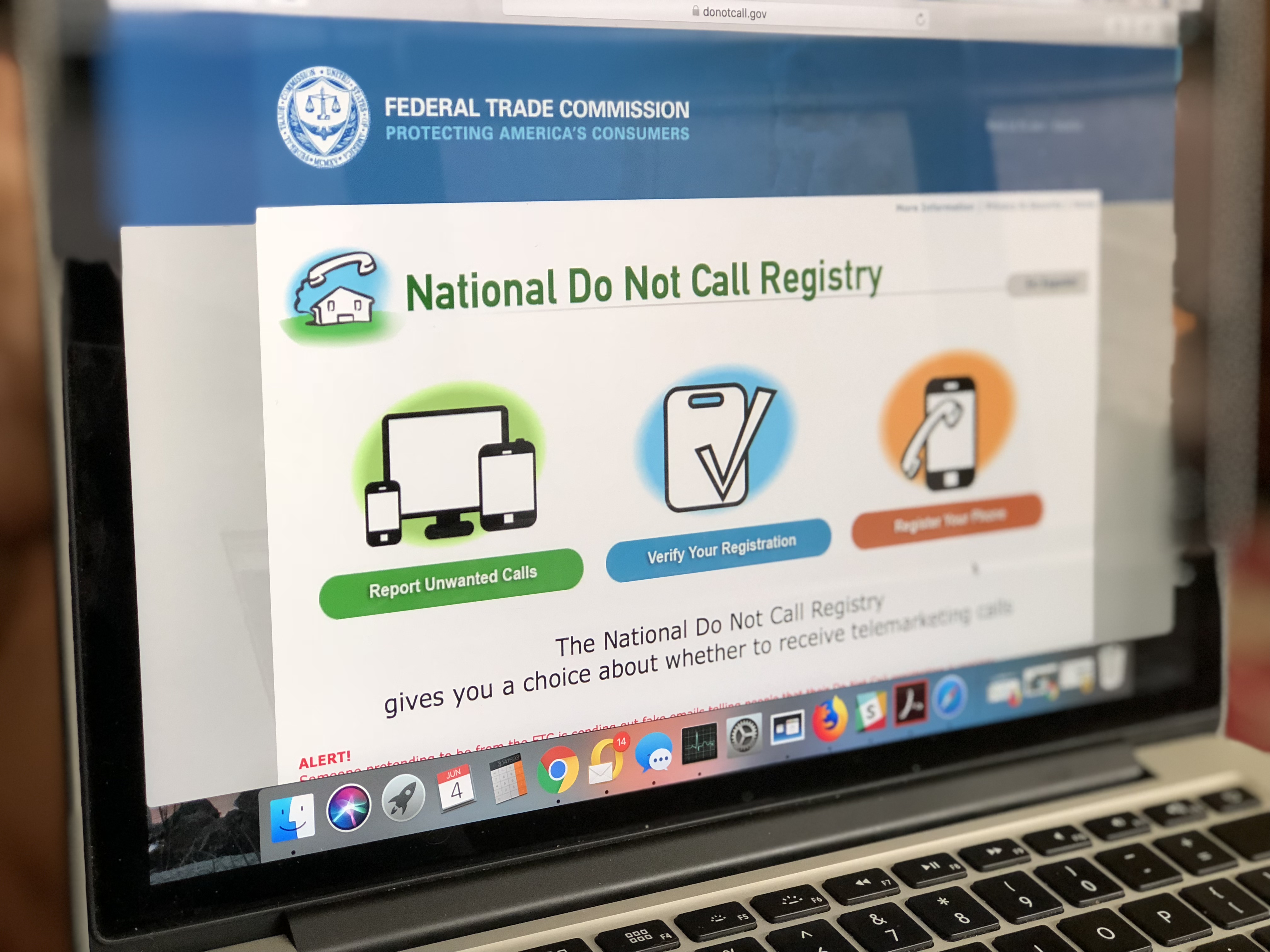 stop unwanted spam phone calls &ndash; national do not call registry