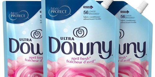 Amazon: THREE Downy Ultra Liquid Fabric Softener Pouches Just $11.29 Shipped (Only $3.76 Each)