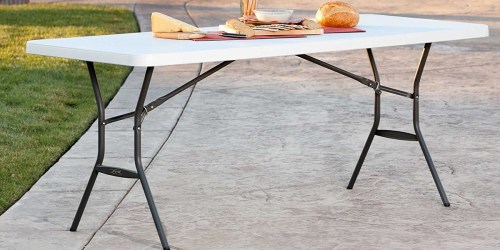 Lifetime 6′ Fold-In-Half Commercial Table Only $44.98 Shipped (Awesome Reviews)