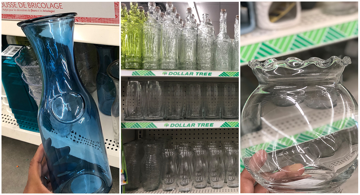 things to buy or avoid at dollar tree — buy glass vases
