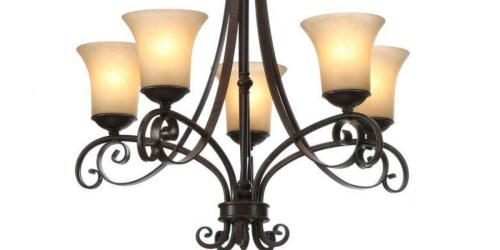 Hampton Bay 5-Light Chandelier Just $42.50 Shipped at HomeDepot.com (Regularly $170)