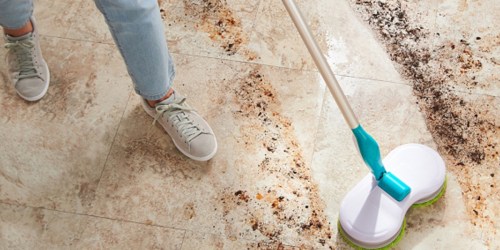 Hover Scrubber Cordless Mop + Six Cleaning Pads as Low as $40.48 Shipped