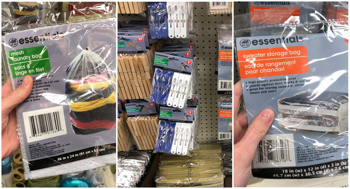 things to buy or avoid at dollar tree – buy laundry and clothing storage essentials