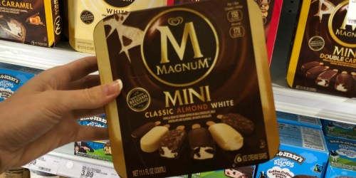 Magnum Mini Ice Cream Bars 6-Count Only $1.49 After Cash Back at Kroger (Reg. $6.49)