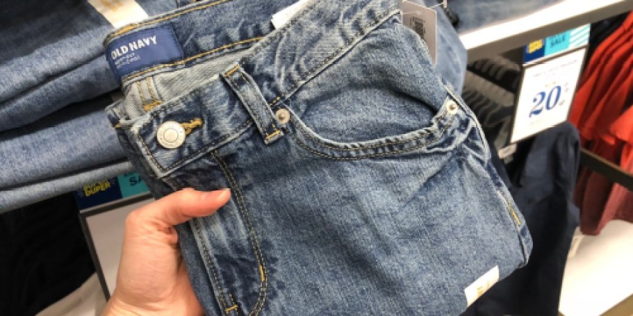 50% Off Old Navy Jeans – Styles from $10 (Today Only)