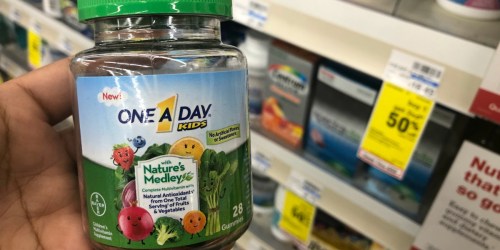 One A Day Nature’s Medley Vitamins ONLY $1 at CVS