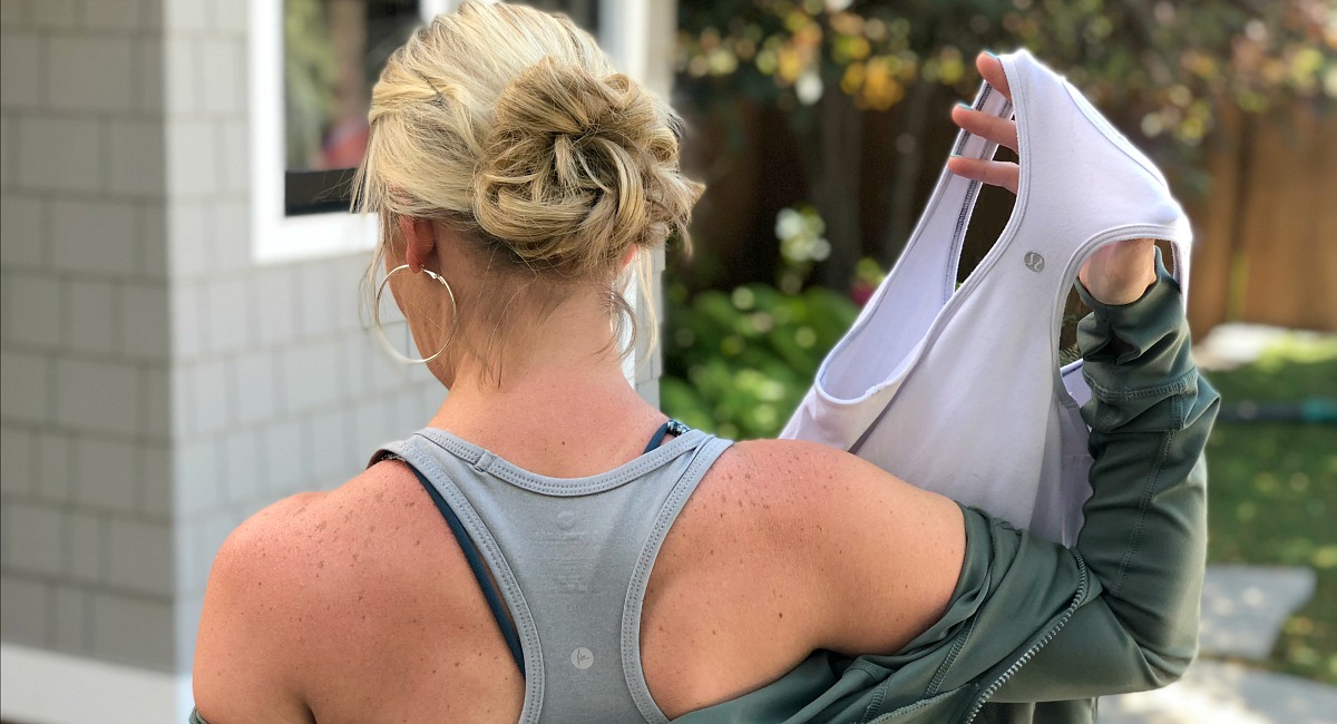 activewear pieces amazon lululemon –– Collin racerback tanks
