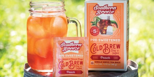 FREE Southern Breeze Peach Cold Brew Sweet Tea Sample