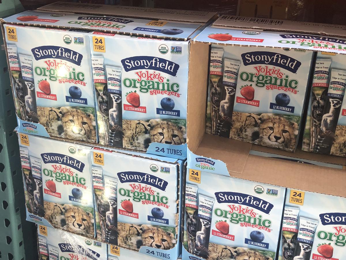 stonyfield yogurt at costco