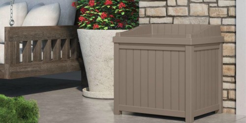 Suncast Storage Seat Deck Box Just $29 at Home Depot