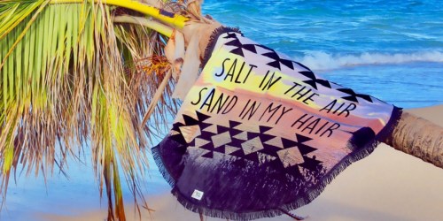 Walmart.com: 100% Cotton Round Beach Towels ONLY $8.88 (Regularly $27)