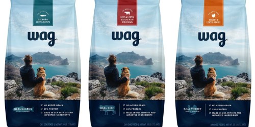 Amazon: 50% Off Wag Dry Dog Food