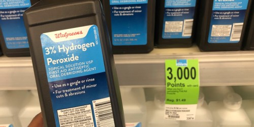 FREE Walgreens Brand Hydrogen Peroxide Bottles After Rewards