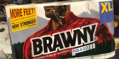 Staples: Brawny XL Paper Towels 12-Pack Only $7.49 (Just 62¢ Per Roll)