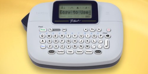 Brother P-Touch Personal Label Maker ONLY $9.99 (Regularly $30)