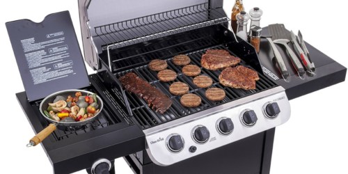 Char-Broil 5-Burner Gas Grill with Side Burner Just $169 (Regularly $220)