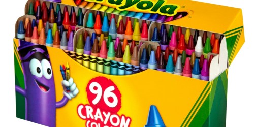 Crayola 96-Count Crayons with Built-in Sharpener Only $4.97