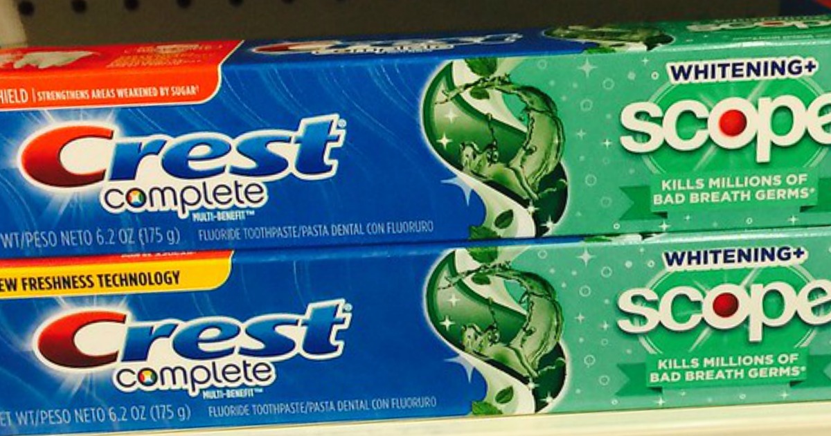 Crest toothpaste
