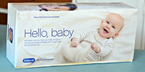 Request FREE Enfamil Baby Box (Includes Infant Formula, Coupons, Stickers & More)