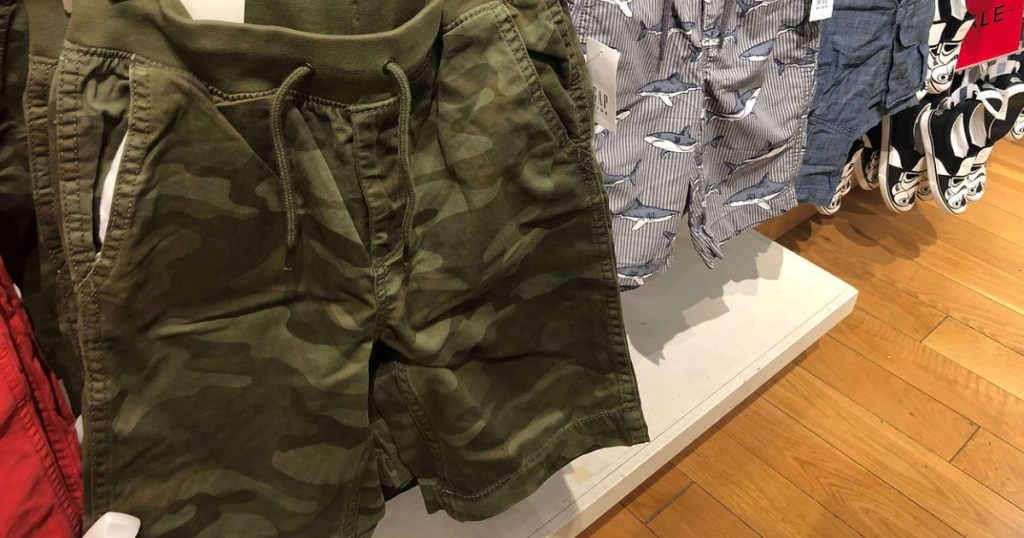 gap boys cargo shorts