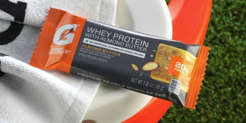 Amazon: Gatorade Protein Almond Butter Bars 12-Pack Only $7.97 Shipped (Just 66¢ Each)