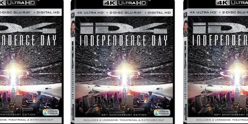 Amazon: 20th Anniversary Independence Day Blu-Ray Combo Pack Only $11.99