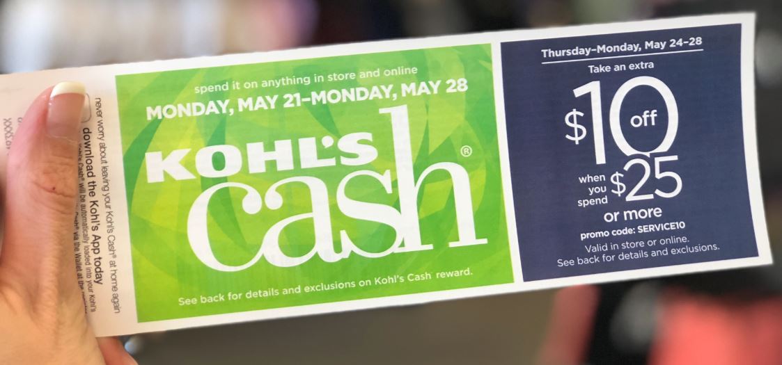 Kohl's Cash close-up