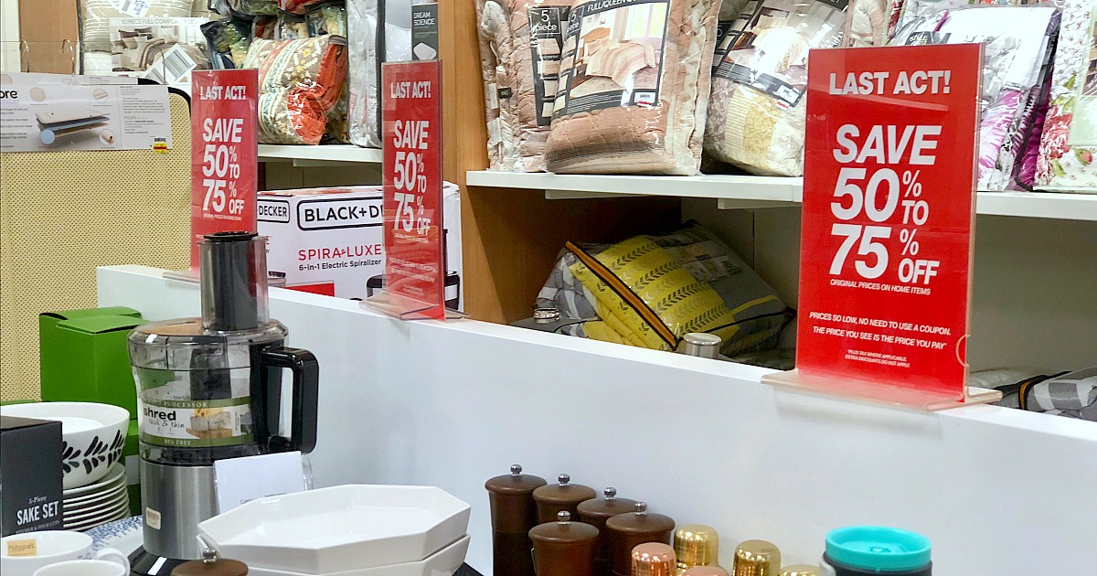 macy's shopping tips to save you money — last act clearance sections of macy's home department