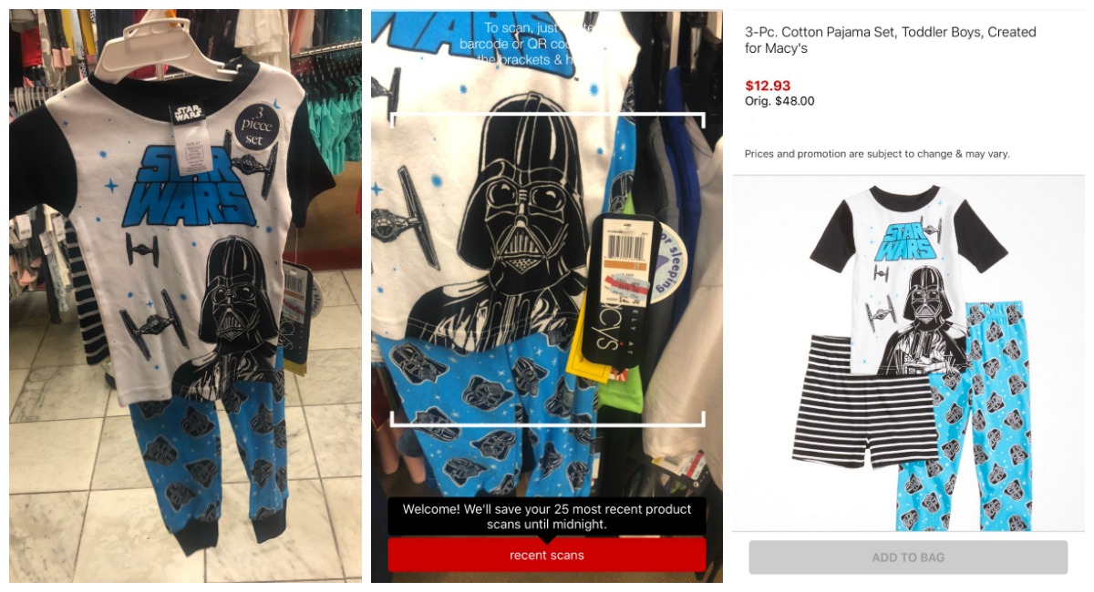 macy's shopping tips to save you money — scan and find online price with macy's app