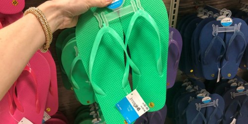 Flip Flops for Entire Family Just 60¢ at Michaels (In-Store Only)