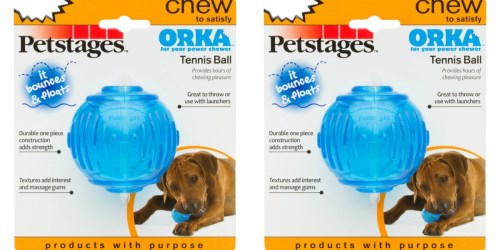 Amazon: Petstages Tennis Ball Chew Toy Only $3.28 Shipped (Regularly $7)