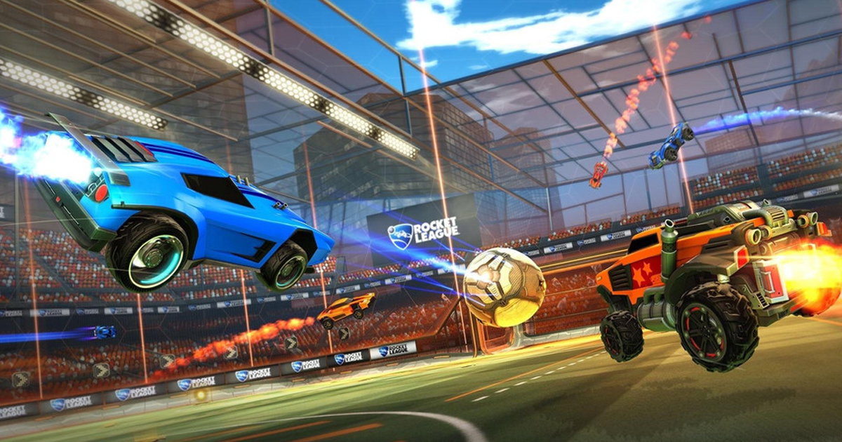 rocket league game screenshot