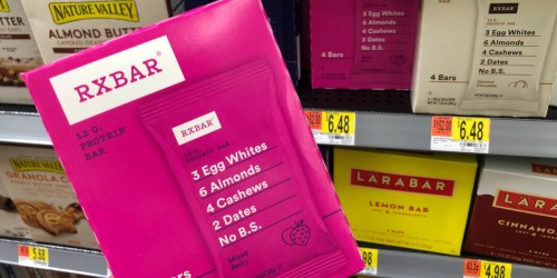 RXBAR Protein Bars 4-Count Just $3.48 After Cash Back at Walmart (87¢ Per Bar) + More