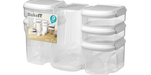 Amazon: Bake IT Food Storage Containers 9-Piece Set Only $19.99 (Regularly $40)