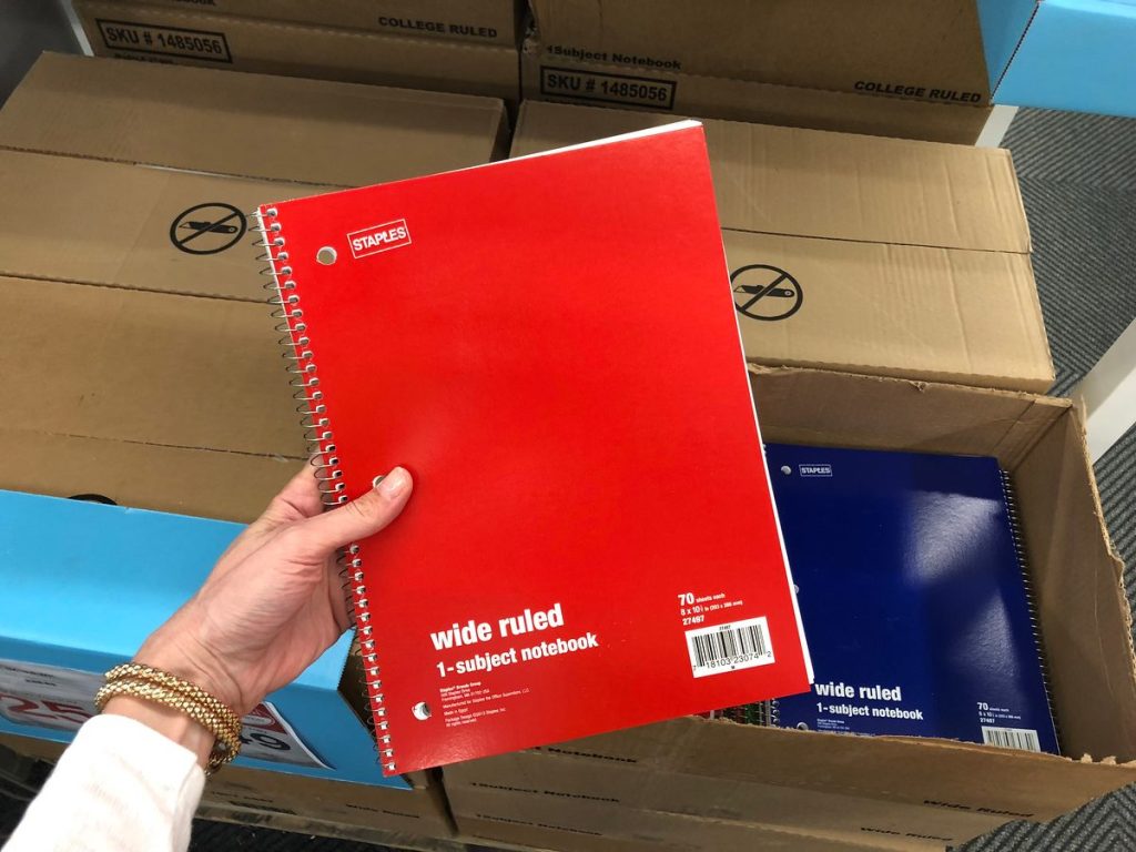 Staples Notebooks